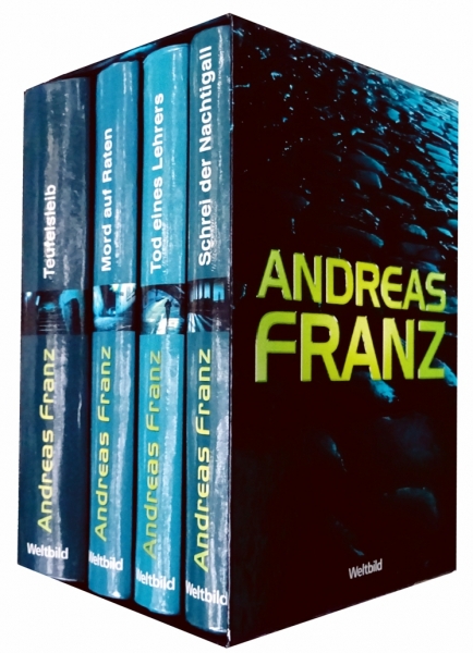 4 Bücher von Andreas Franz: Alle Peter-Brandt-Krimis